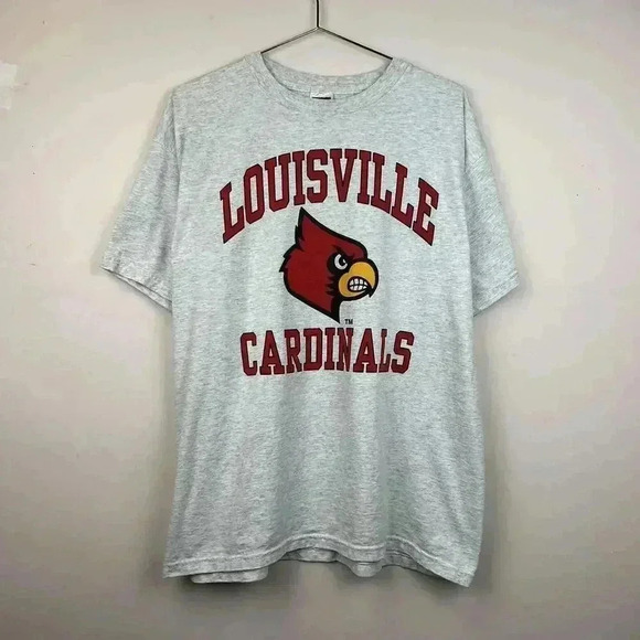 Vintage Louisville Cardinals Graphic T-Shirt - Picture 1 of 6